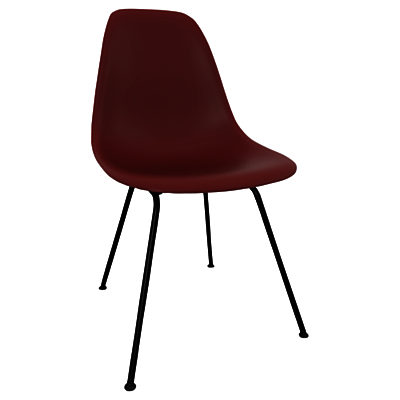 Vitra Eames DSX 43cm Side Chair Oxide Red / Black